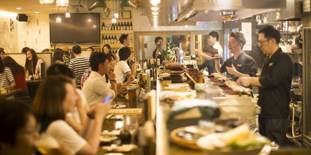 [후쿠오카] 본격 야키토리 HETE의 닭꼬치 코스